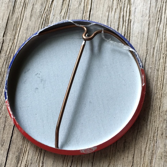 VTG Political Button Clinton Gore ‘96 Red Why Blue - Picture 4 of 5